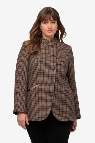 Ulla Popken Blazer in Brown: front