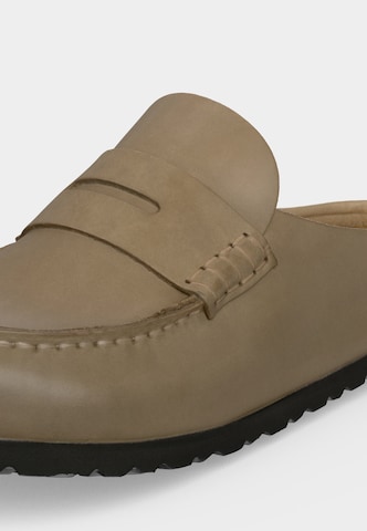 BIRKENSTOCKNatikače s potpeticom 'Naples Wrapped' - smeđa boja
