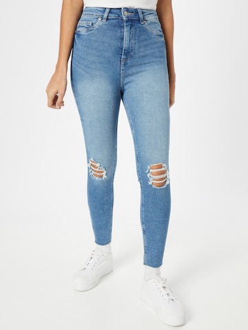 NEW LOOK Skinny Jeans 'COLOMBIA' in Blau: predná strana