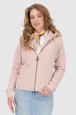 Alife and Kickin - Sudadera con cremallera 'AKFreda' en rosa: frente