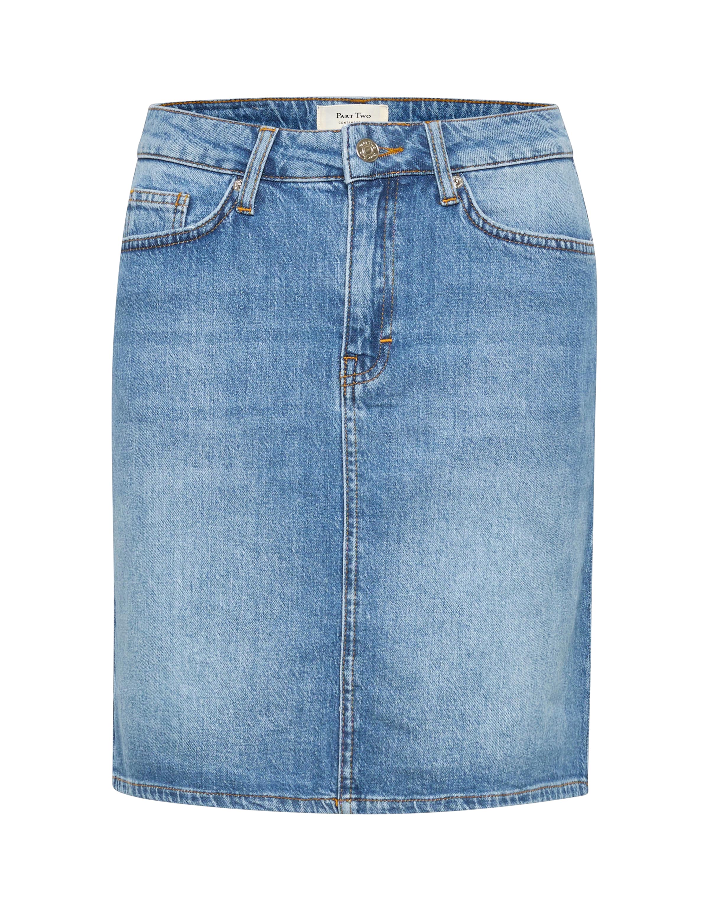 Part Two Rok 'Olena' in Blauw: voorkant