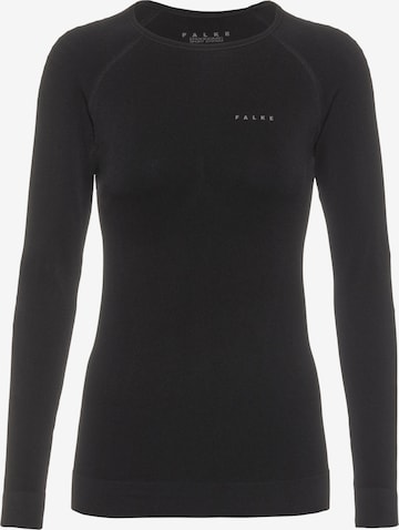 FALKE Base Layer in Schwarz: predná strana