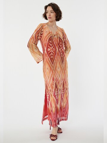 Robe 'Zibaly' Ana Alcazar en marron : devant