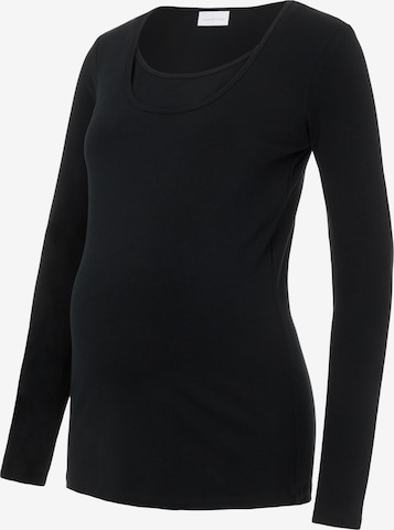 MAMALICIOUS - Camiseta 'Emma' en negro: frente
