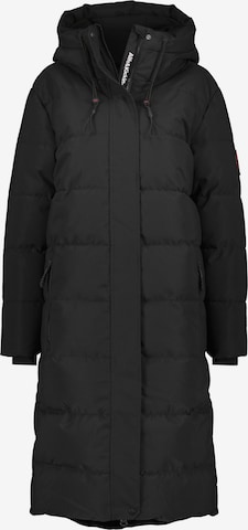 Alife and Kickin Winter Coat 'Katia' in Black: front