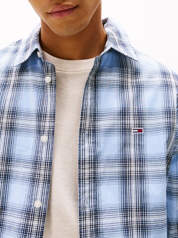 Tommy Jeans Regular fit Overhemd in Blauw