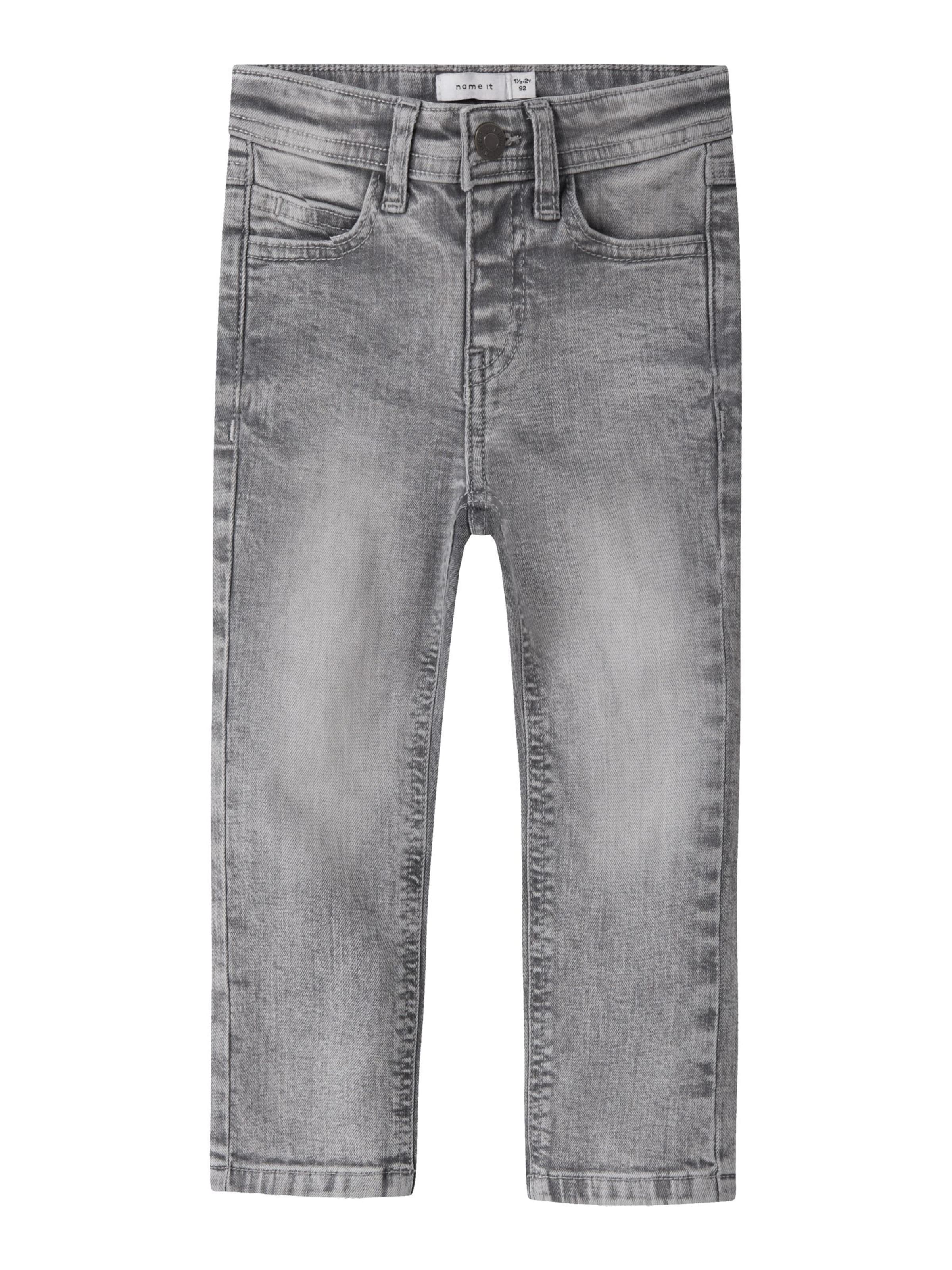 Slimfit Jeans 'NMMSILAS' de la NAME IT pe gri: față