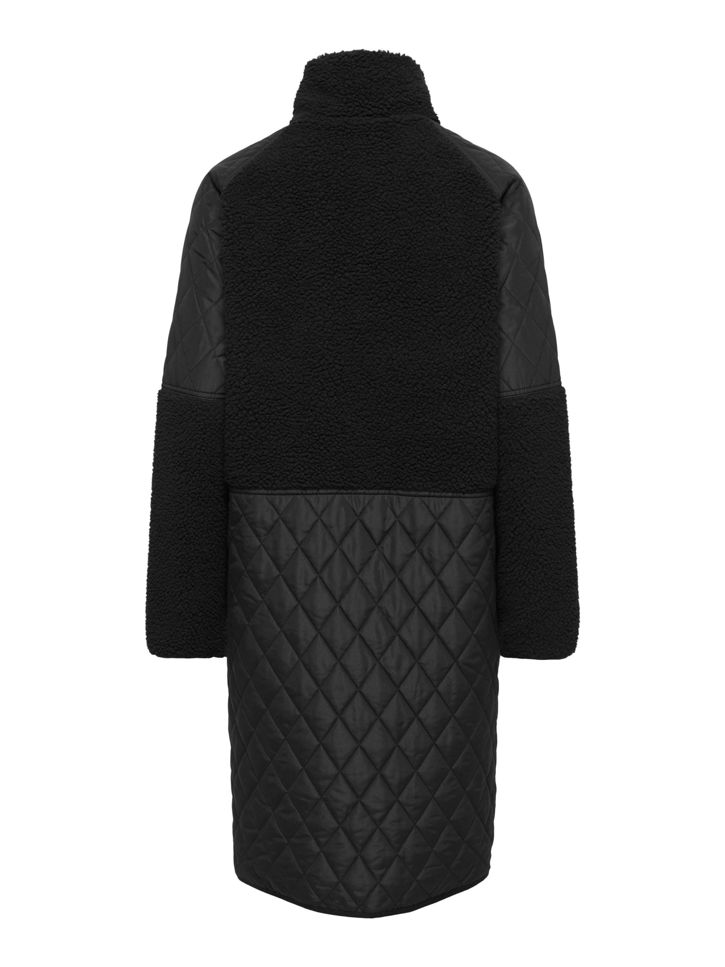 Only Maternity Fleecejacke 'OLMOHIO' in Schwarz