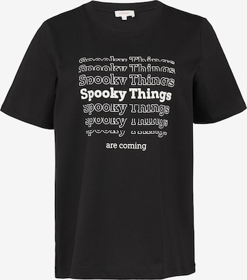 T-shirt s.Oliver en noir : devant
