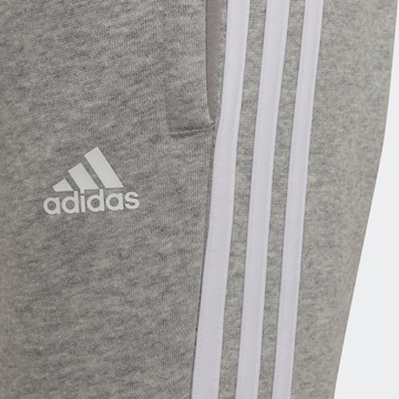 ADIDAS SPORTSWEAR Tapered Workout Pants 'Essential' in Grey