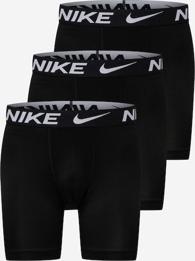 NIKE Sporta apakšbikses, krāsa - melns / balts, Preces skats