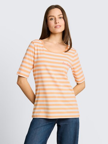 TOM TAILOR Shirt in Orange: front