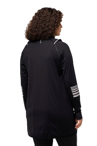 Ulla Popken Sweatvest in Zwart