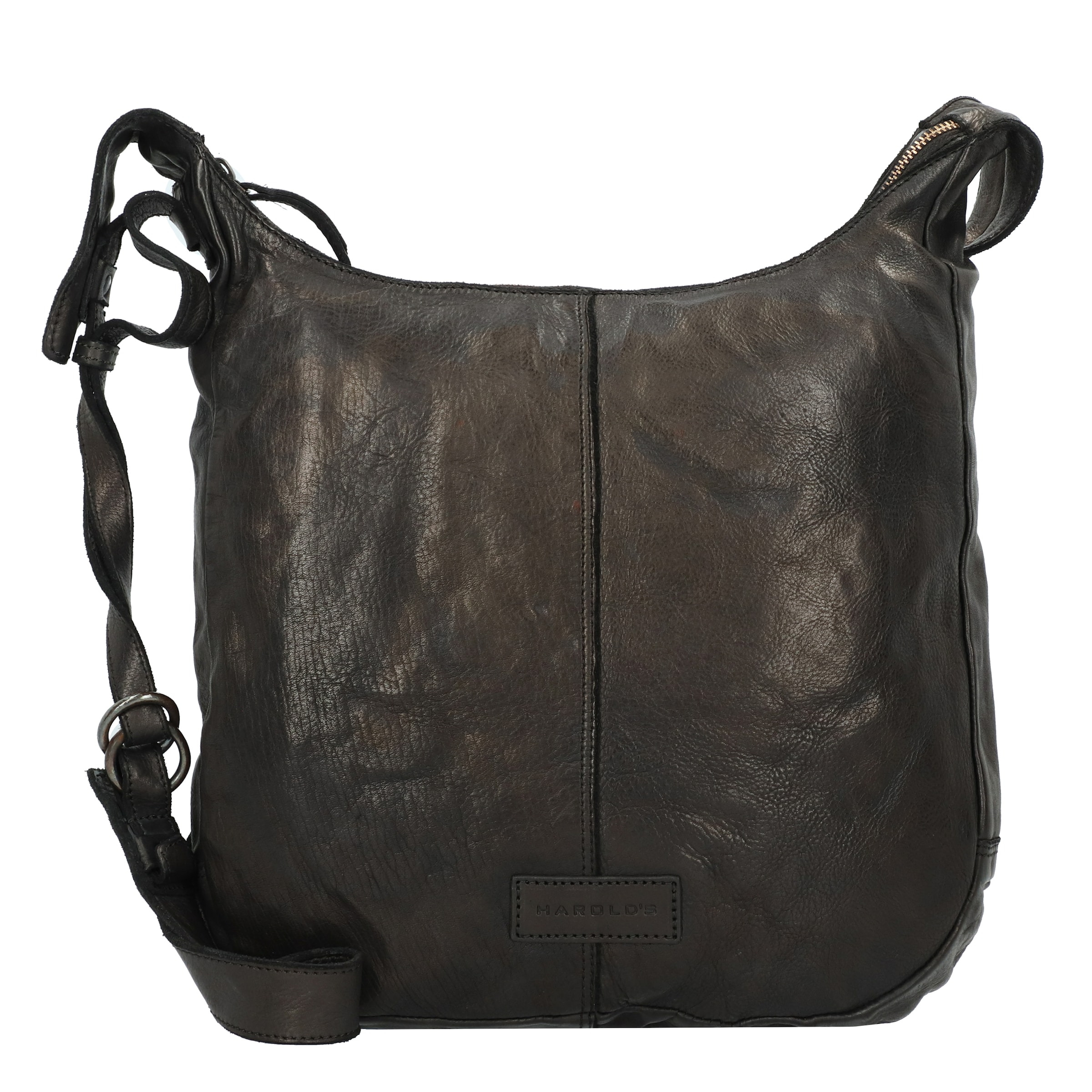 Harold's Umhängetasche 'Submarine' in Schwarz: Vorderseite