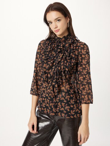 SAINT TROPEZ Blouse in Black: front