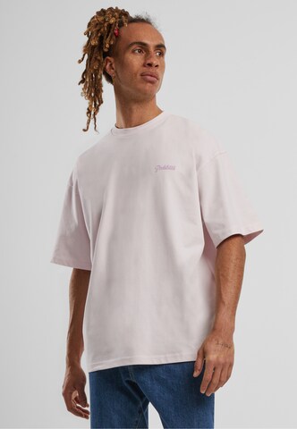 T-Shirt Prohibited en rose : devant