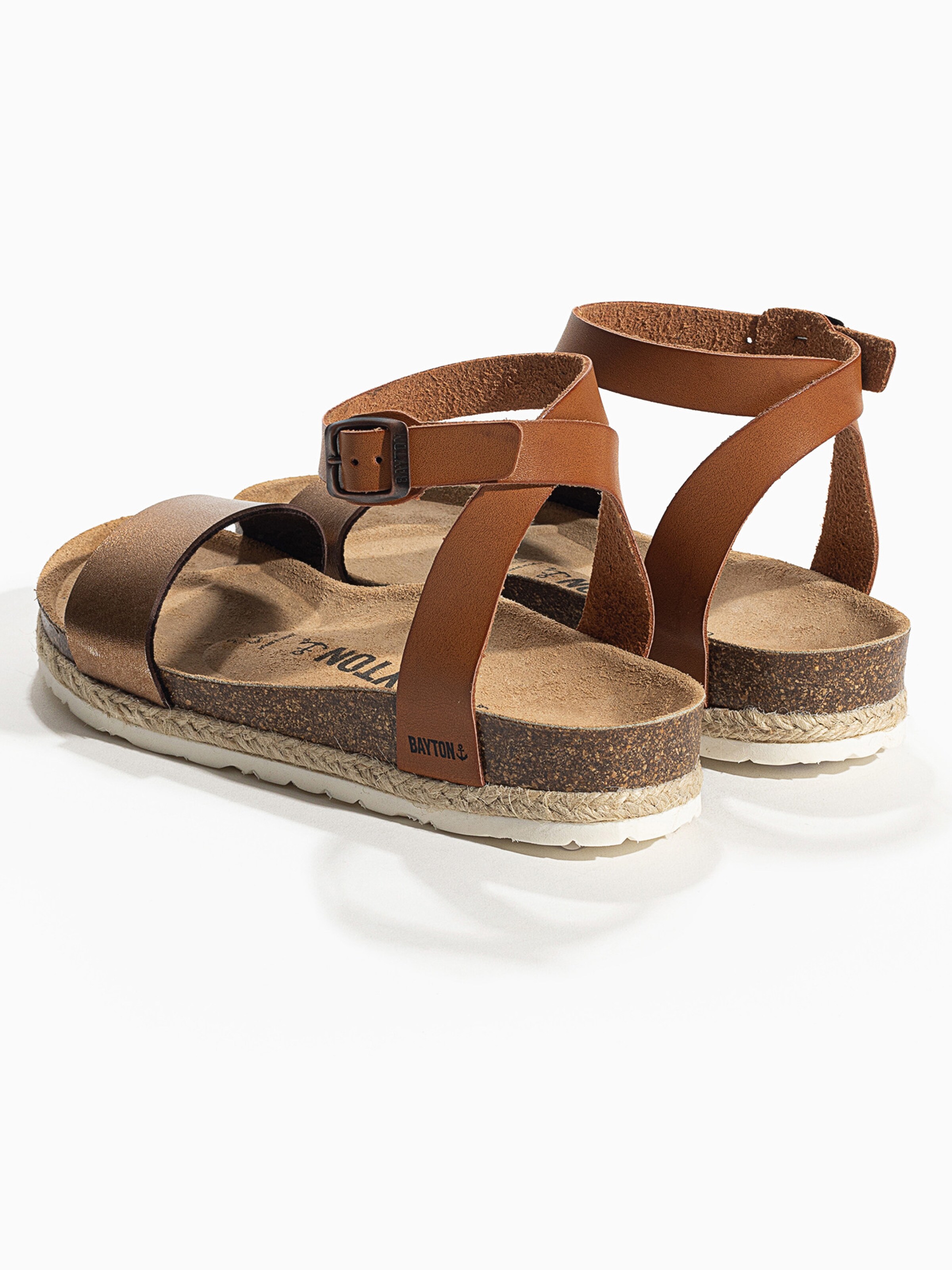 Sandalo con cinturino 'Jovial' di Bayton in bronzo