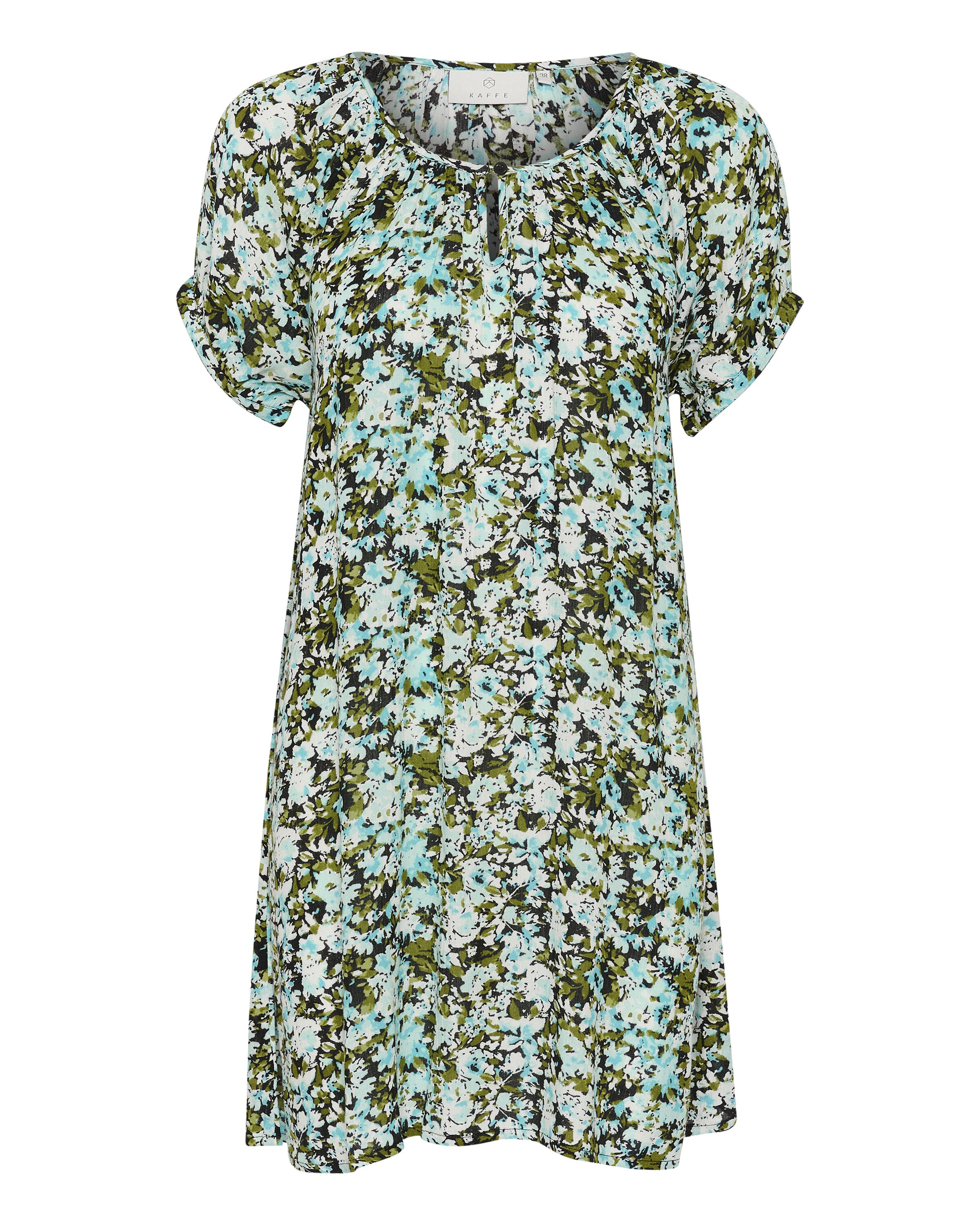 Tunica 'Amber' di Kaffe in blu: frontale