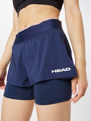 HEAD Skinny Sportovní kalhoty 'DYNAMIC' – modrá