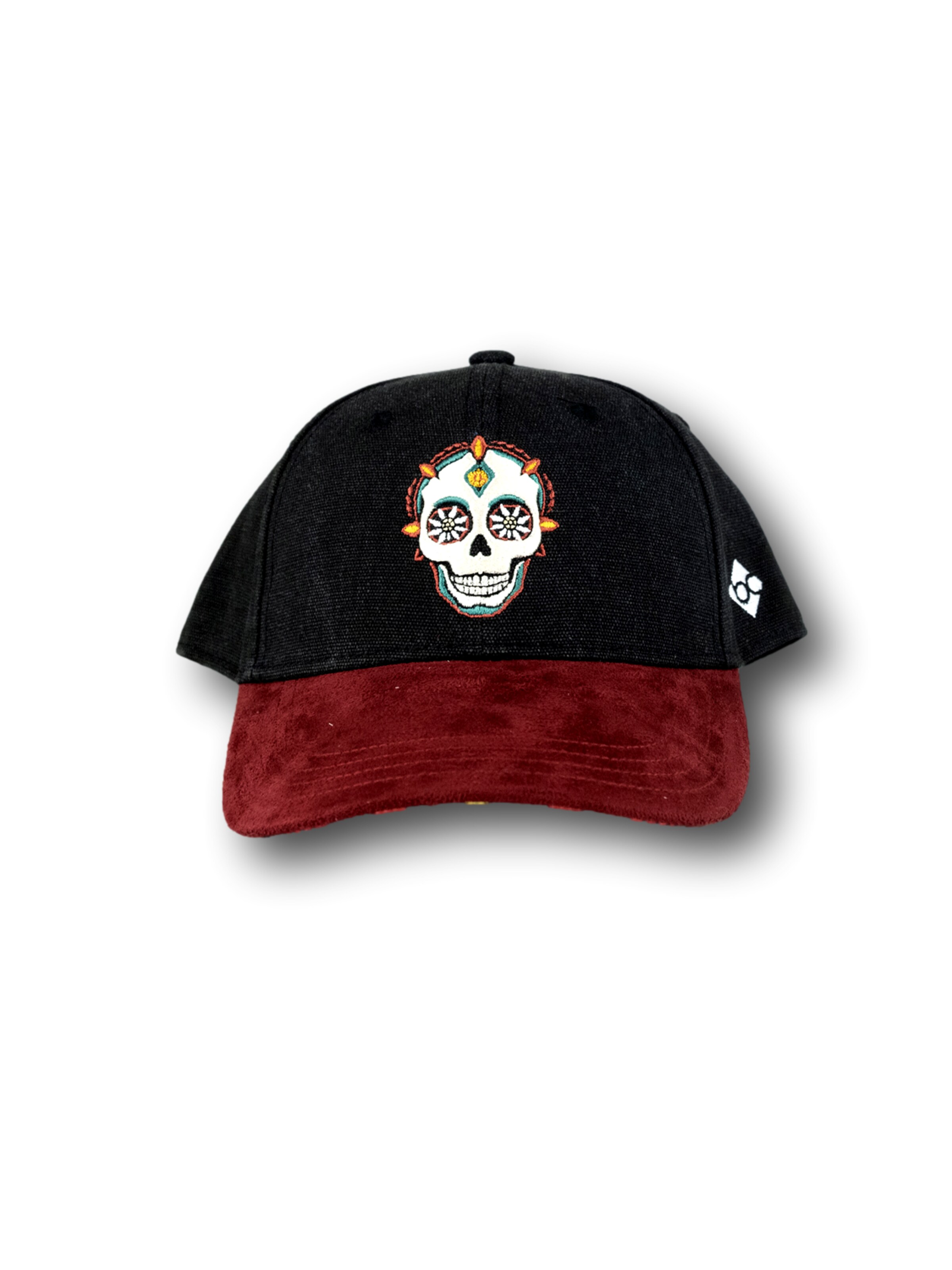 Bavarian Caps Cap 'dia de muertos' in Black, Item view