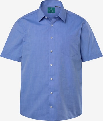 Coupe regular Chemise Boston Park en bleu : devant