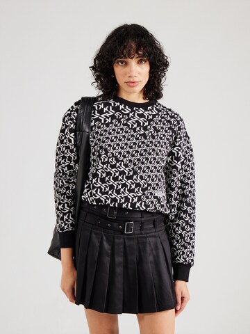 KARL LAGERFELD JEANS Sweatshirt in Zwart: voorkant