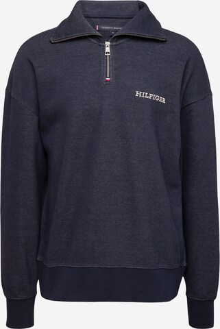 Sweat-shirt TOMMY HILFIGER en bleu : devant