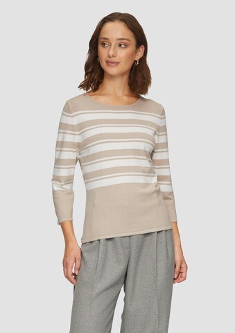 Pull-over s.Oliver BLACK LABEL en beige : devant