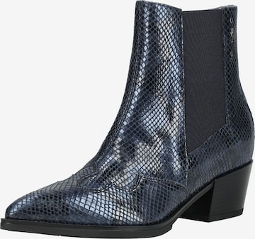 Nero Giardini Enkellaarsjes in Blauw: voorkant