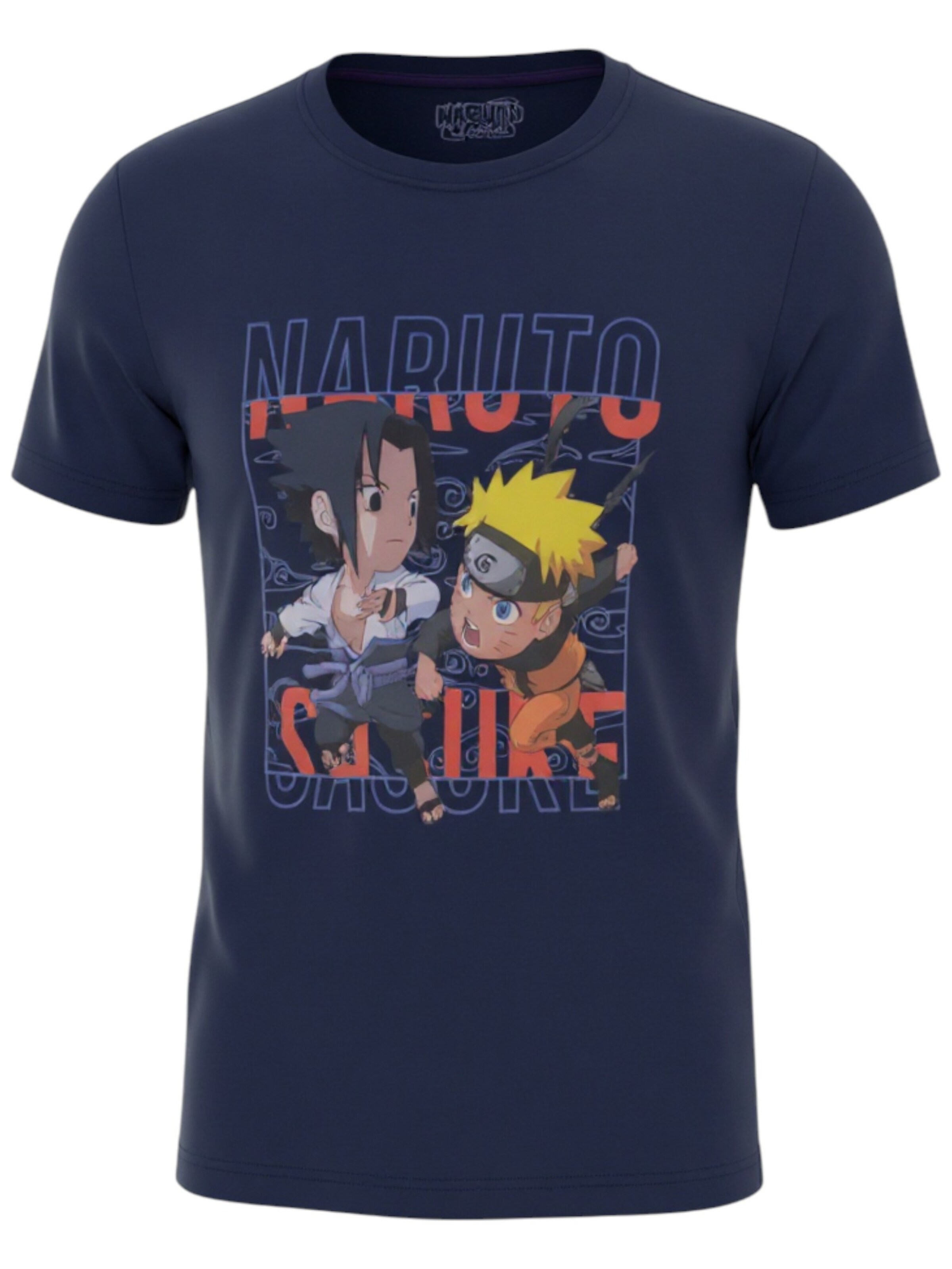 Naruto Shippuden Shirt‌‌ in Blau: Vorderseite