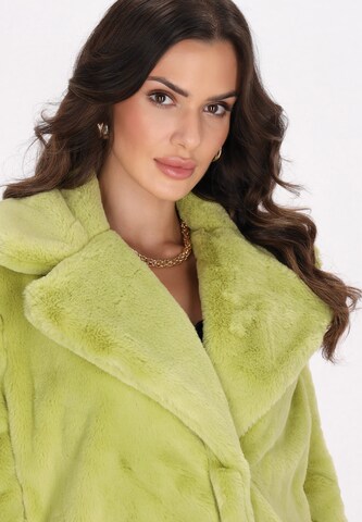 faina Wintermantel in Groen