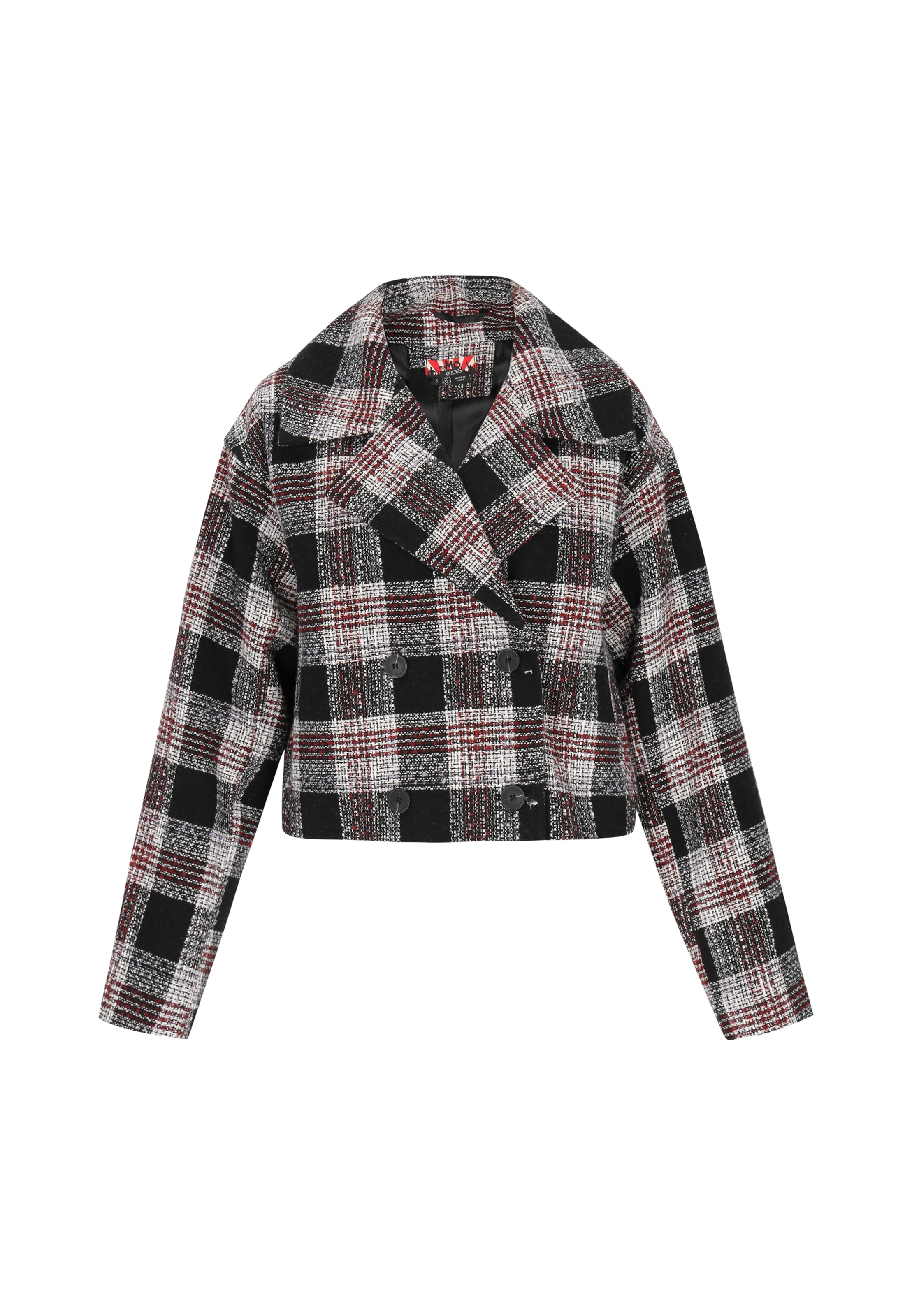 myMo ROCKS Prehodna jakna | črna barva: sprednja stran