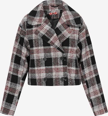 juoda myMo ROCKS Demisezoninė striukė: priekis