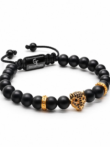 GT Collection Βραχιόλι 'LEOPARD' σε μαύρο