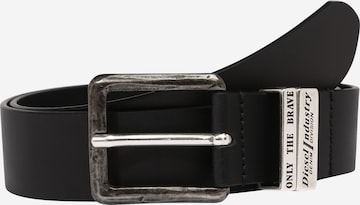 Ceinture DIESEL en noir : devant