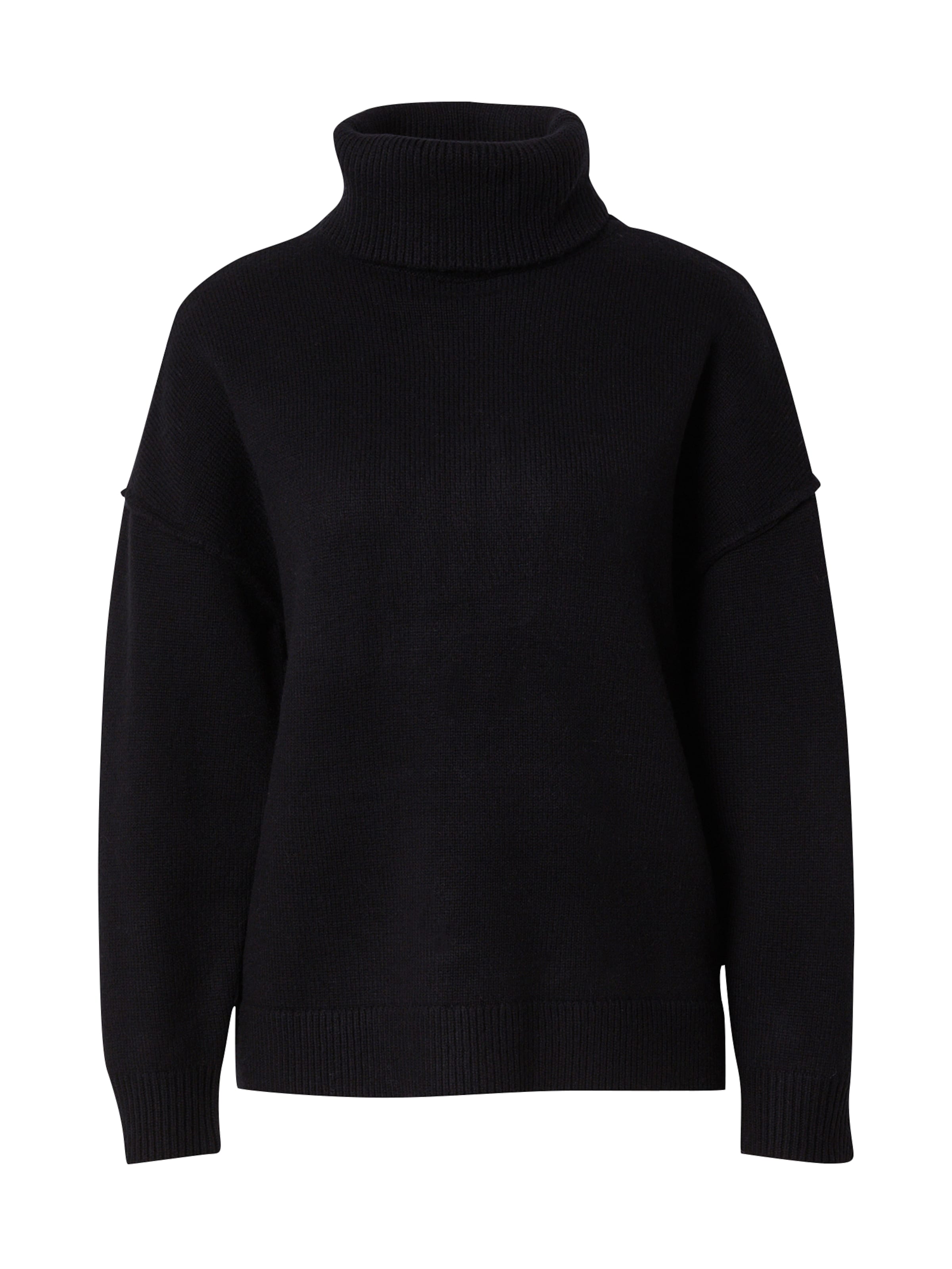 Pull-over 'Maja' co'couture en noir : devant