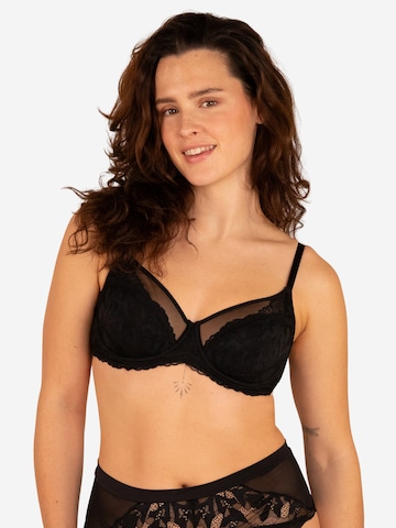 SugarShape T-shirt BH in Zwart: voorkant