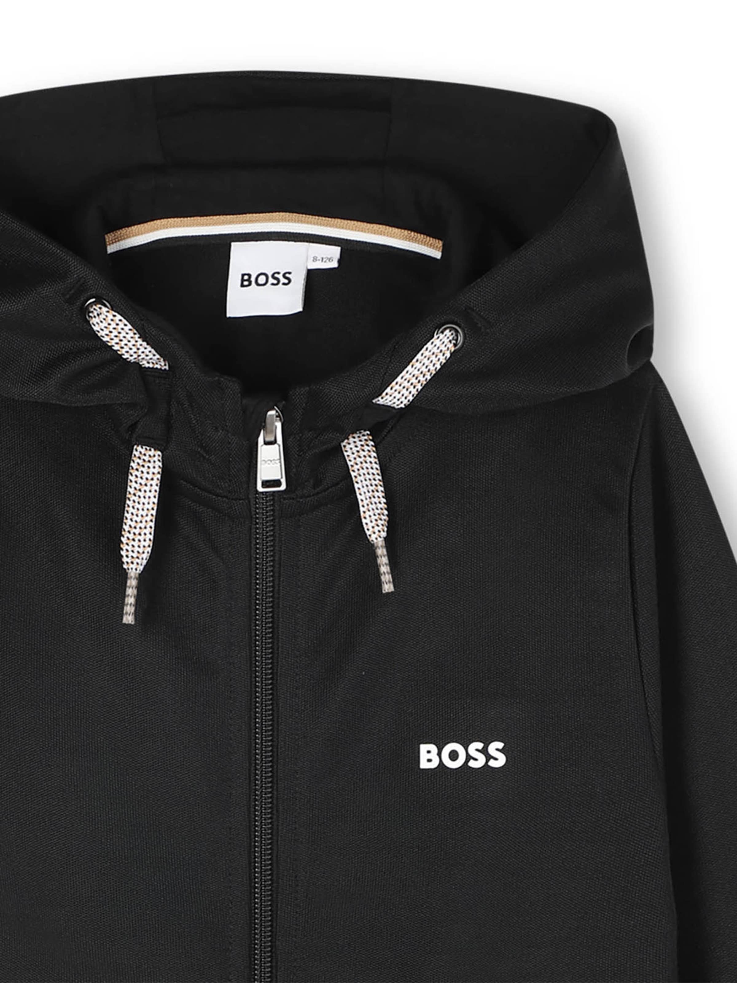 BOSS Вязаная кофта в Черный