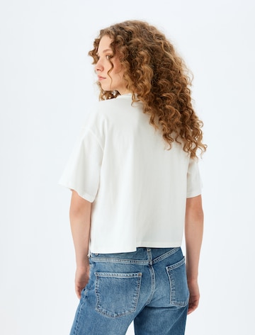 Koton T-Shirt in Weiß