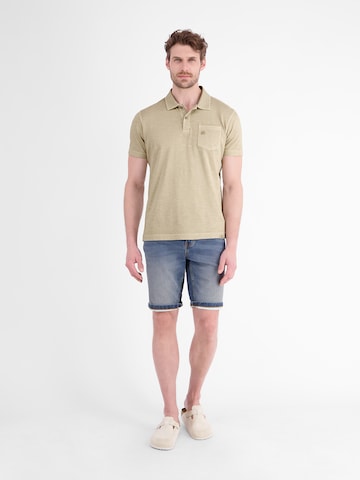 LERROS Polo in Jersey-Qualität mit Brusttasche aus reiner Baumwolle in Beige
