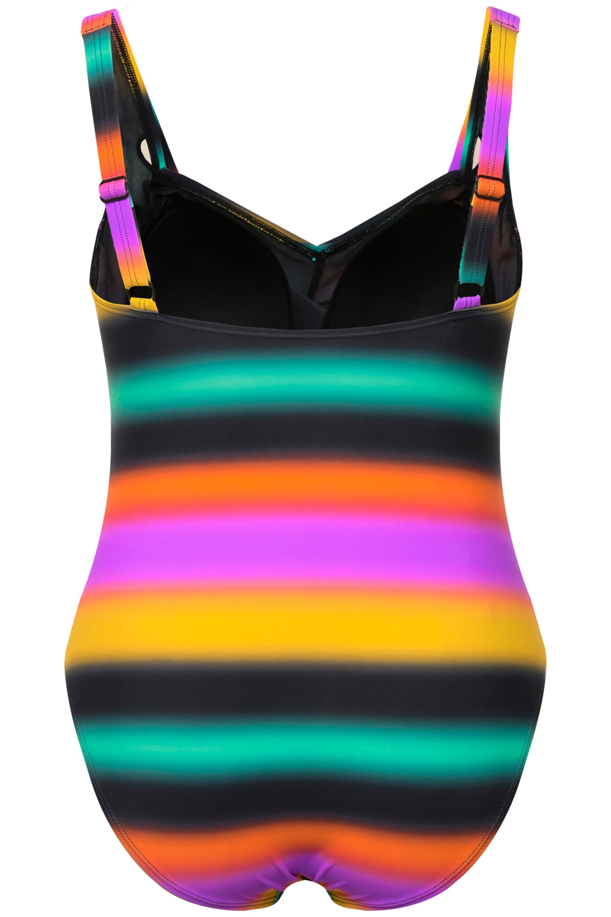 Ulla Popken Badeanzug in Mischfarben