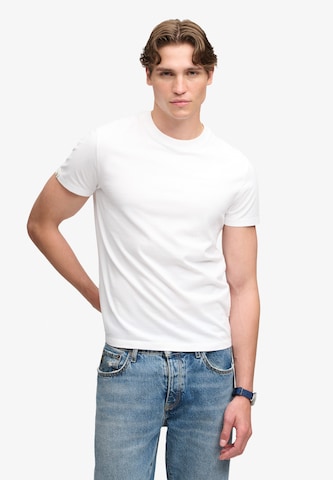 Superdry & Co Shirt 'Essential Serif' in White: front