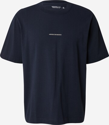 T-Shirt Abercrombie & Fitch en bleu : devant