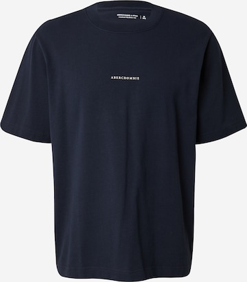 T-Shirt Abercrombie & Fitch en bleu : devant