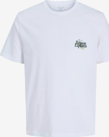 JACK & JONES Shirt 'JORMONTAUK' in Wit: voorkant