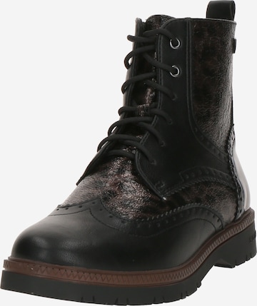 Bottines à lacets s.Oliver en marron : devant