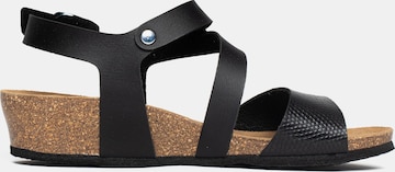 Bayton - Sandalias con hebilla 'Reus' en negro