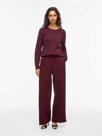 Wide Leg Pantalon à pince 'VIBenne' VILA en rouge