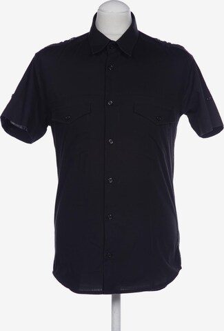 JACK & JONES Button Up Shirt in M in Black: front