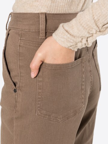 OBJECT Loosefit Jeans 'MARINA' i brun